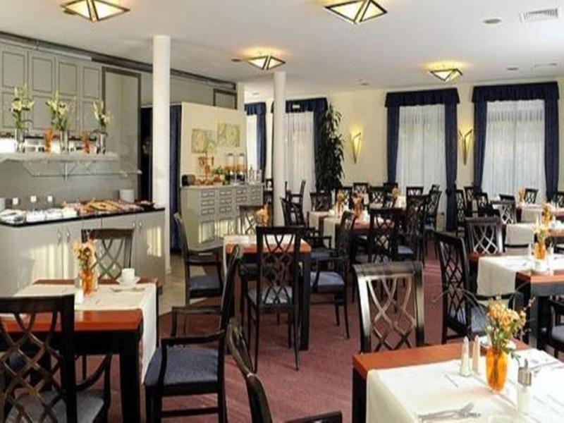 美因茨布里斯托尔旅行酒店 餐厅 照片